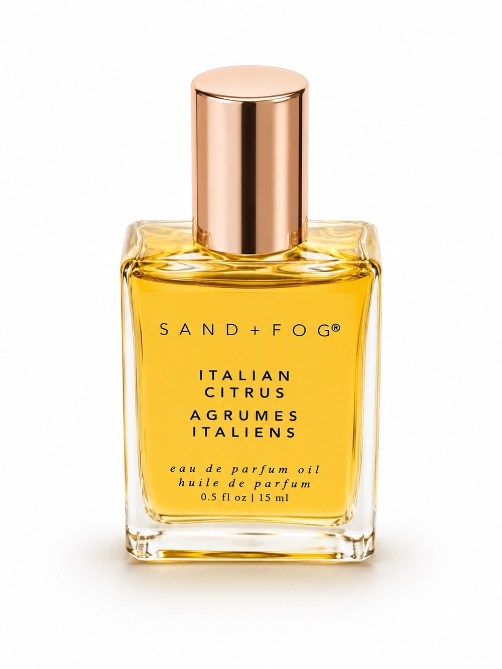 Sand + Fog Italian Citrus Perfume Oil 15ml Fresh Citrus Musk Travel Siz